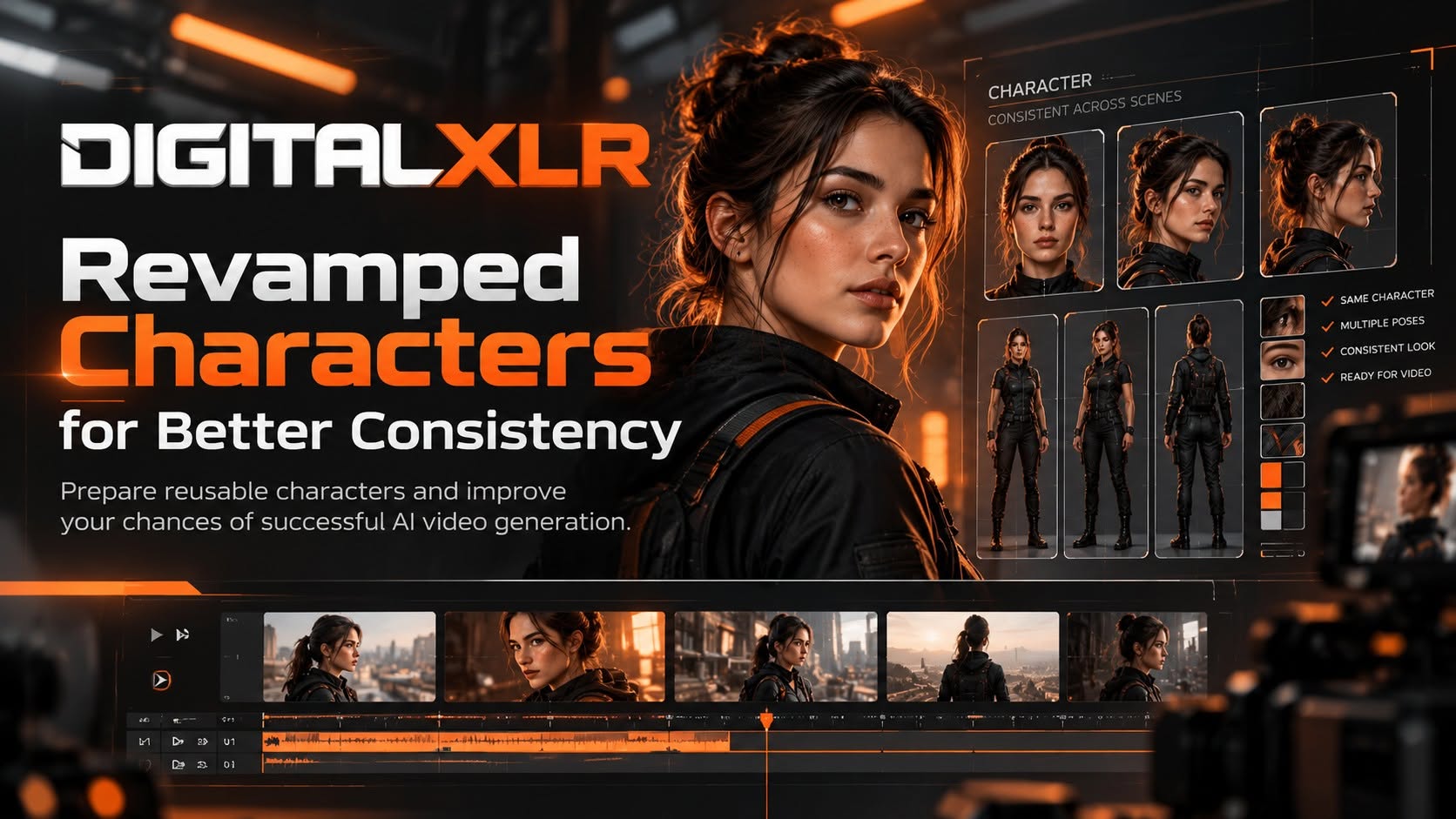 Introducing the Revamped DigitalXLR Characters: Better Consistency, Better AI Video Generation